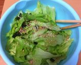 超簡単!レタスのお茶漬けサラダ作り方3写真