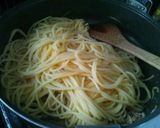 パンツェッタの和風パスタ♪作り方5写真