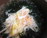焼肉屋さんみたい＊簡単わかめスープ作り方4写真