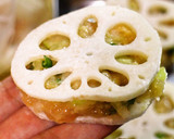 甘辛照り焼き♪れんこんはさみ焼き作り方6写真