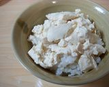 白ネギとじゃこの豆腐丼☆ポン酢をかけてー作り方3写真