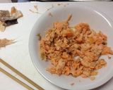秋鮭ときのこのバター炊き込みご飯作り方3写真