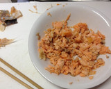 秋鮭ときのこのバター炊き込みご飯作り方3写真