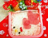 キャラ弁＊ペタペタキティちゃん作り方4写真