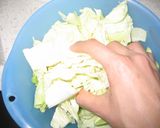 キャベツのさっぱり梅あえサラダ作り方1写真