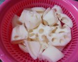鶏肉と蓮根の煮物★蜂蜜とお酢wo使って作り方2写真