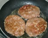 オレンジ果汁シンプルソースハンバーグ作り方4写真