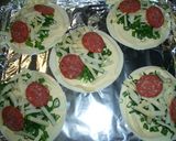 山盛りねぎのマヨピザ★餃子皮バージョン作り方5写真