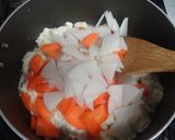 こく旨♪炒め豆腐の具だくさん味噌汁作り方3写真