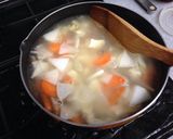 こく旨♪炒め豆腐の具だくさん味噌汁作り方4写真