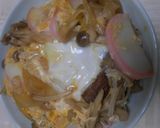 かまぼこ入り玉子丼（木の葉丼？）作り方13写真