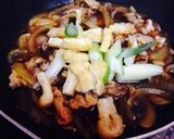簡単！トロトロ卵と油揚げの豚丼作り方4写真