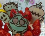 誕生日ケーキ～チョコプレート～なめこ作り方4写真