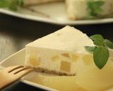 ヘルシー☆洋梨のレアチーズケーキ作り方10写真