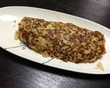 ボリューム満点挽肉オムレツ作り方10写真