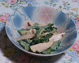 ゴーヤと蒸し鶏のマヨ醤油和え作り方4写真