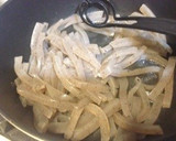 コンニャクと長ネギとエリンギのきんぴら作り方2写真