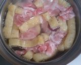 *さつま芋と豚肉のほっこり煮*作り方3写真