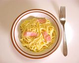 即席カルボナーラーメン作り方4写真
