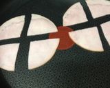 一石二鳥！超食べやすいハムエッグ作り方1写真