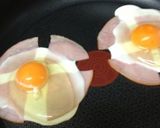 一石二鳥！超食べやすいハムエッグ作り方2写真