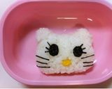 キティちゃん キャラ弁作り方2写真