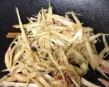 ごぼうのペペロンチーノ風☆作り方3写真