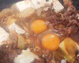 スタミナ一杯付けて！卵入りキムチ肉豆腐作り方13写真