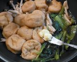 がんもと小松菜の煮物♪ほんのりバター風味作り方4写真