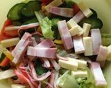 焼肉屋さんのお野菜一杯のサラダ作り方3写真