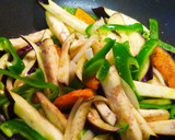 簡単！肉なしで美味しい野菜の甘辛みそ炒め作り方3写真