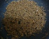 合挽ミンチと干し椎茸の中華そぼろ丼作り方3写真