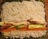 アボカド照り焼きチキン巻き寿司作り方7写真