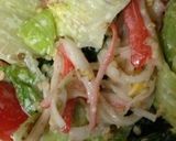 焼肉屋さんのお野菜一杯のサラダ作り方5写真