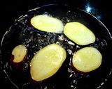 さつまいも素揚げの柚子あんかけ作り方3写真