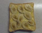 トーストでできるチョコバナナカスタード作り方3写真