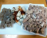 圧力鍋で♪らくらくモツ味噌煮作り方2写真