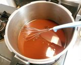圧力鍋で♪らくらくモツ味噌煮作り方3写真