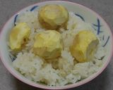 昆布茶でおいしい☆乙女の栗ごはん作り方3写真