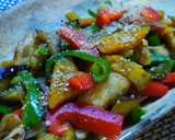簡単！肉なしで美味しい野菜の甘辛みそ炒め作り方6写真