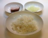 かんたん♪コロコロベーコンチャーハン作り方1写真