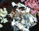 舞茸でペペロンチーノ作り方2写真