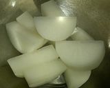 大根と桜えび風味の鶏団子煮作り方8写真