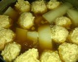 大根と桜えび風味の鶏団子煮作り方11写真
