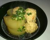 大根と桜えび風味の鶏団子煮作り方13写真