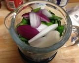 グリ〜ンカレー作り方1写真