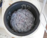 見た目は悪いよ■紫芋の青い炊飯器ケーキ作り方7写真