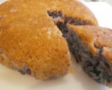 見た目は悪いよ■紫芋の青い炊飯器ケーキ作り方10写真