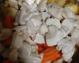 鶏里芋ごはん作り方4写真