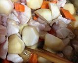 鶏里芋ごはん作り方5写真